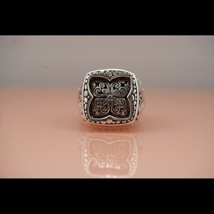 Sterling silver statement ring